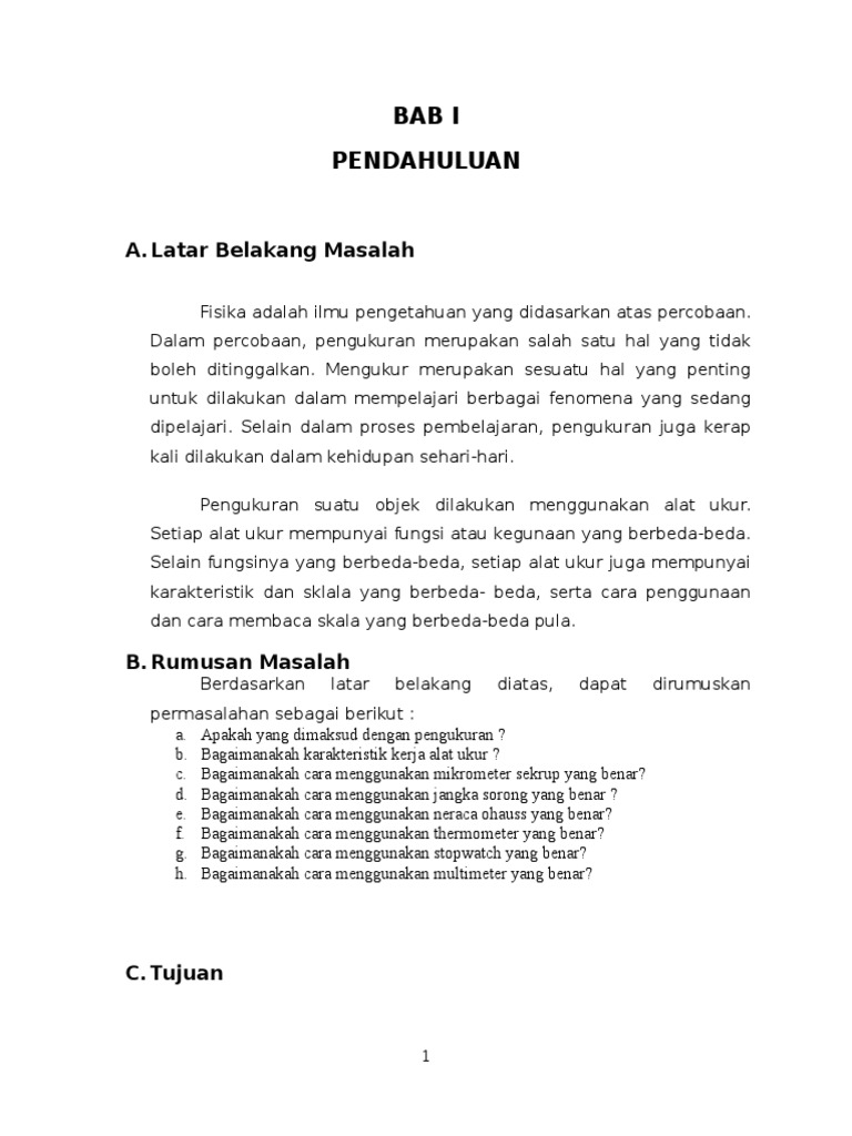 Makalah Alat Ukur Dan Pengukuran