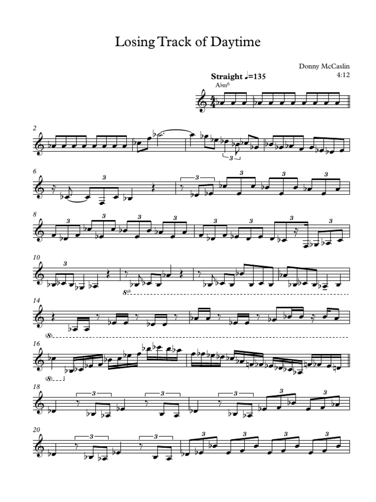 Losing Track of Daytime Transcription | PDF