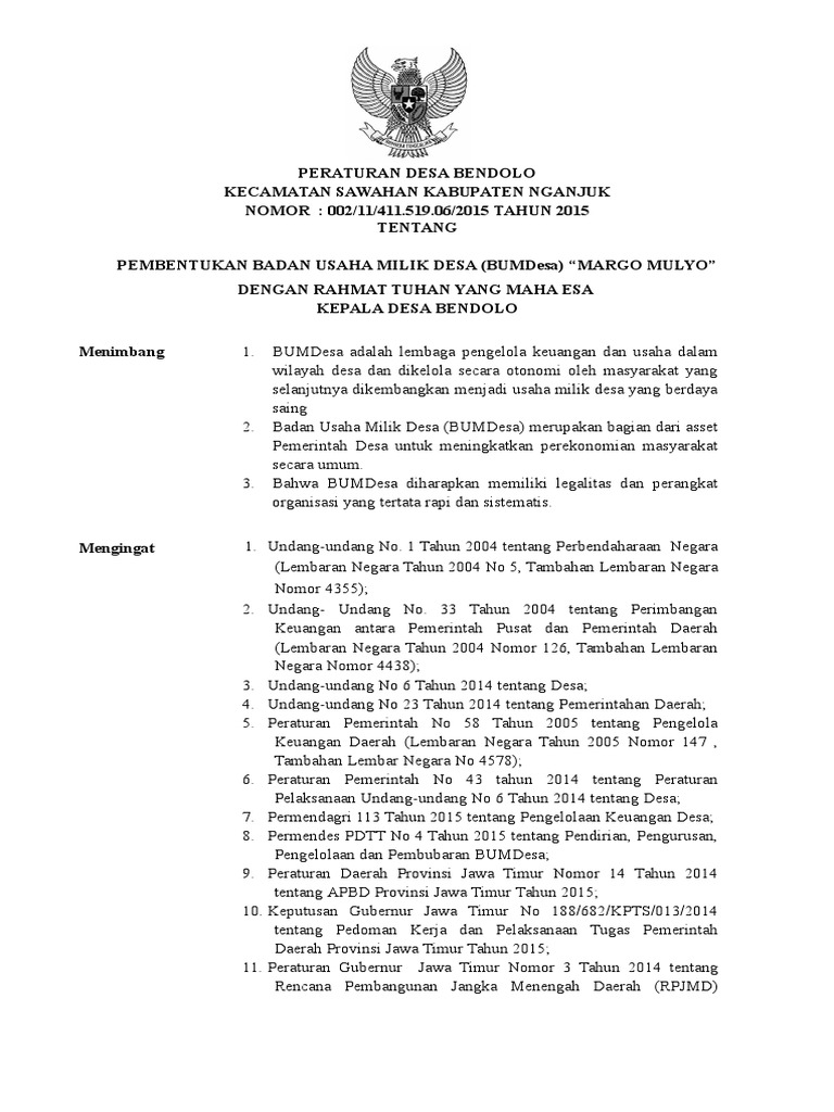 Perdes, Ad Art Bumdes Bendolo