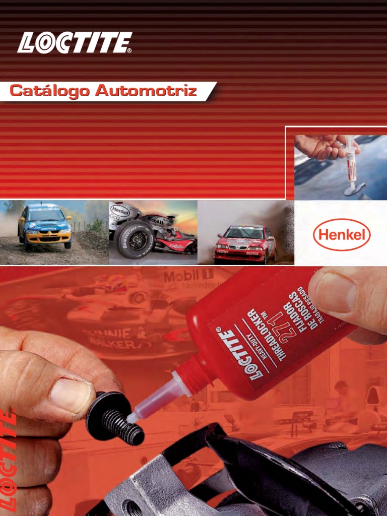 Loctite Catalogo Automotriz PDF Automóviles Tornillo