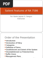 Salient Features of RA 7586