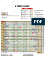 calendarizacion 2017