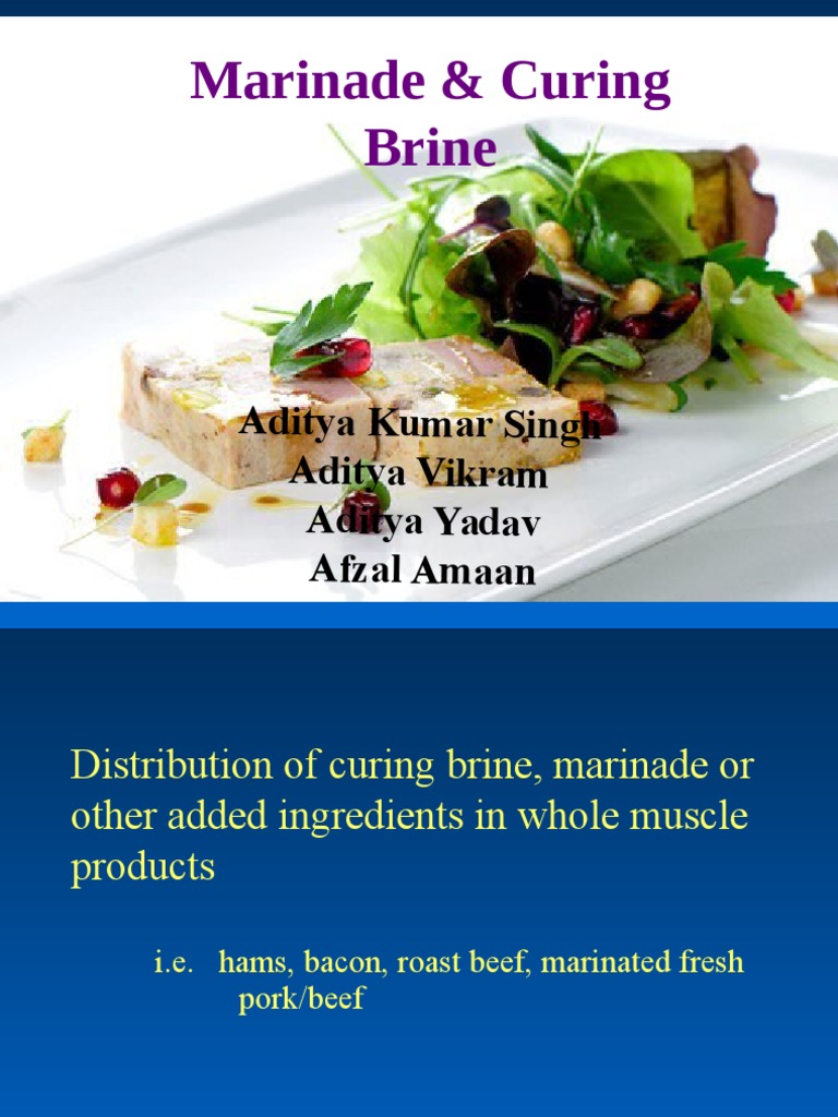 Injection Curing vs. Maceration Methods | PDF | Ham | Curing (Food ...
