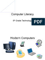 Computer Literacy: 6 Grade Technology