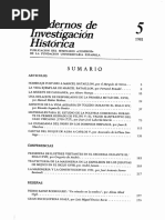 Cuadernos de Investigación Histórica 5