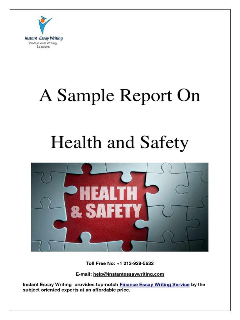 health and safety at workplace essay