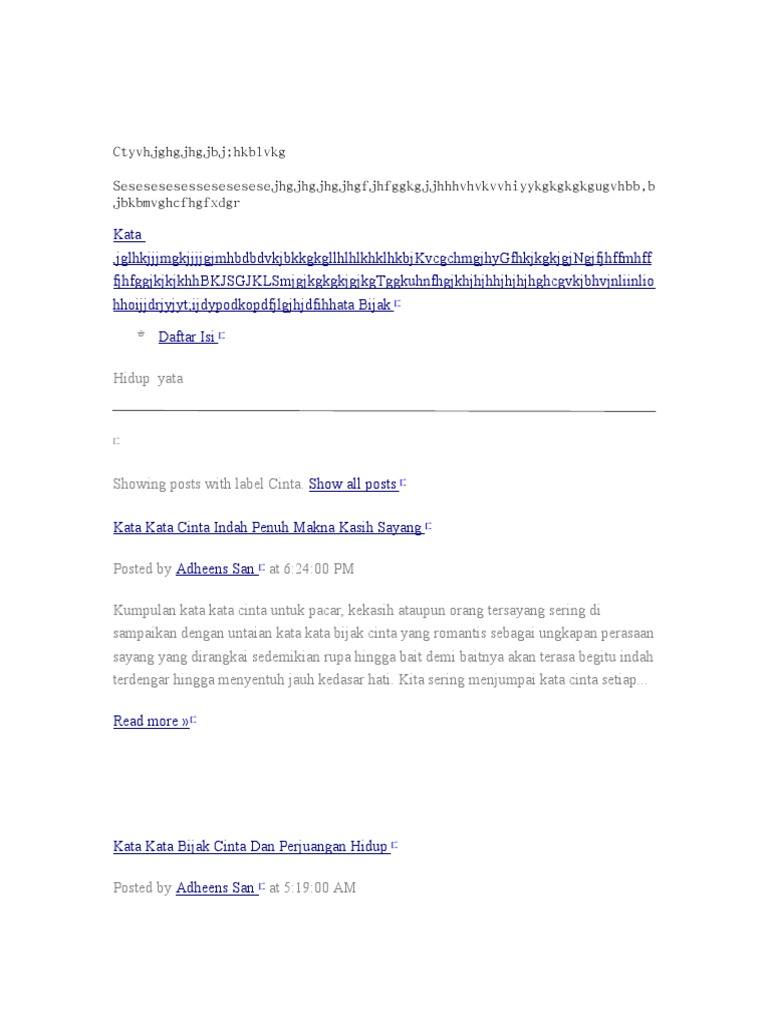 HYPERLINK Kehidupan 3 HYPERLINK Kehidupan 3