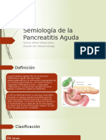 Semiología de La Pancreatitis Aguda