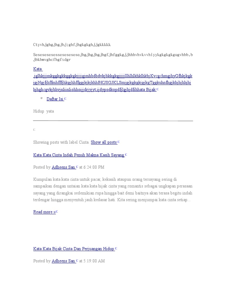 HYPERLINK Kehidupan 3