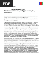 Terrorisme d'Etat