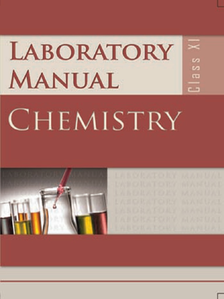 Class XI Chemistry Lab Manual PDF Ph Titration