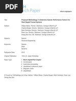 326 Proposed Methodology To Determine Seismic Performance Factors For Steel Diagrid Framed Systems