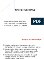 ANTEPARTUMHEMORRHAGE