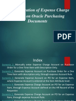 Automatic Generation of PO - Expense Account