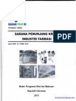 Sarana Penunjang Kritis Industri Farmasi