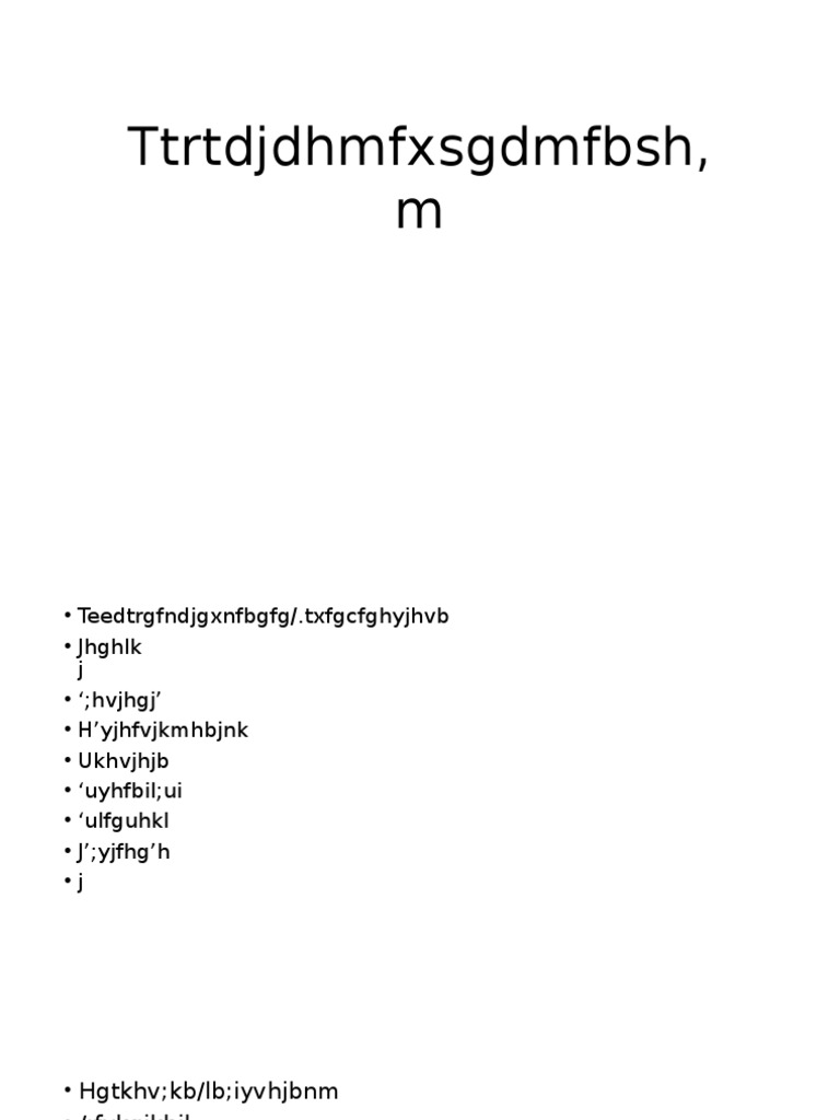 Random Text Patterns | PDF