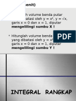 Kalkulus 2 Meet 4-5 UAS - Integral Rangkap Dan Aplikasi