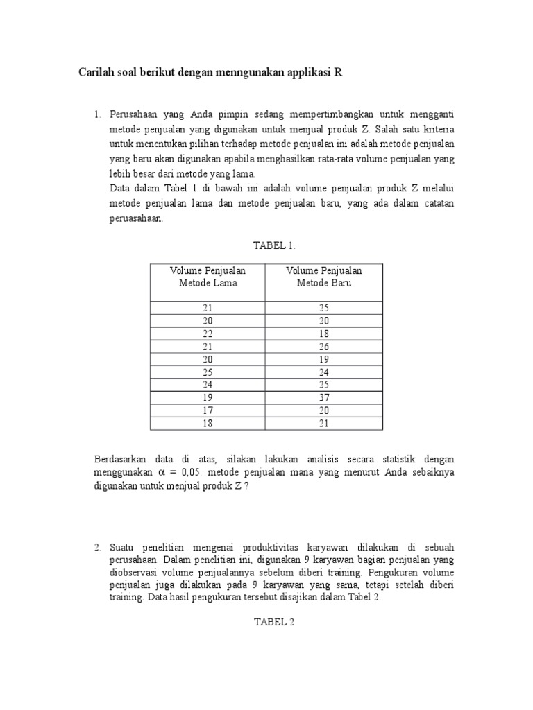 45++ Soal statistika kuliah ideas