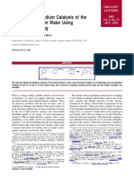 Ligand-Free Palladium Catalysis of The Suzuki Reaction in Water Using Microwave Heating