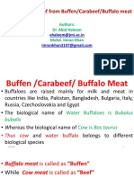 Differentiating Beef From Buffen