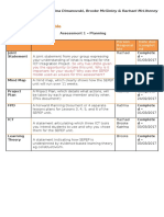 Planning Document - Assessment 1