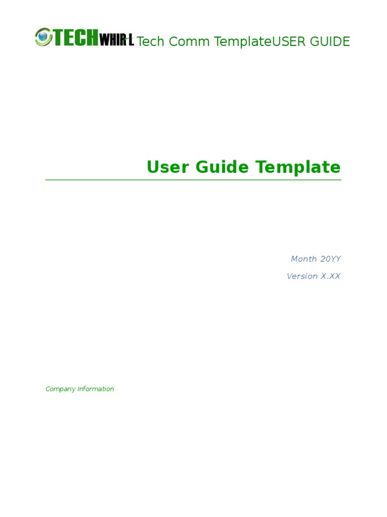 User Guide Template | PDF | Search Engine Indexing | Html Element