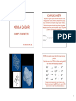 Kimia Dasar-Kompleksometri