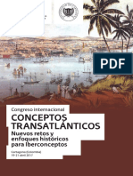 Congreso internacional Conceptos transatlánticos Cartagena 2017