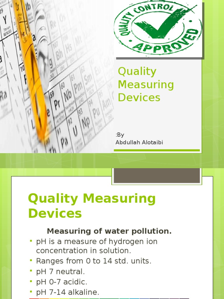 Quality Measuring Devices PDF