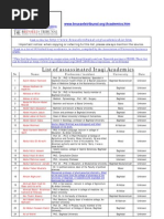 Download List of Assassinated Iraqi Academics   by Protect Floridas Beaches SN34116996 doc pdf