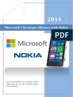 Managing Strategy Report - Microsoft & Nokia Alliance