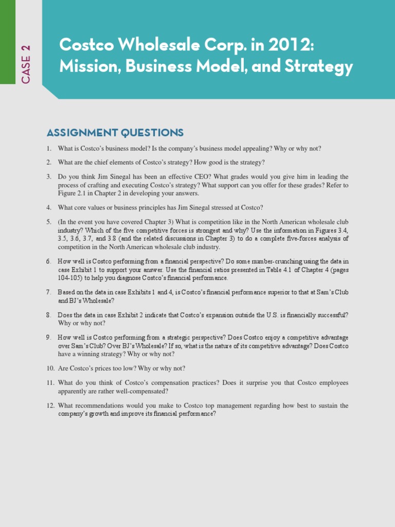 Costco's Competitive Strategy Analysis | PDF