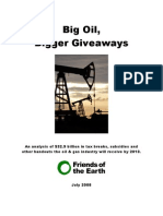 Big Giveaways to Big Oil Exposed   