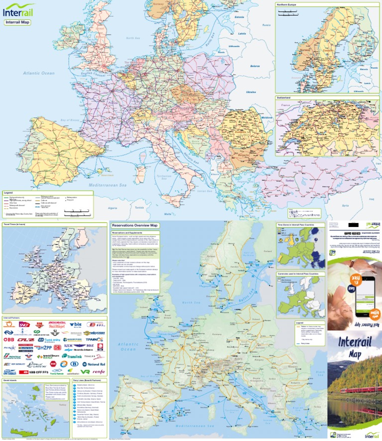 Interrail Railway Map of Europe 2017 | PDF