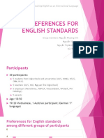 Preferences For English Standards: Issues in Teaching English As An International Language