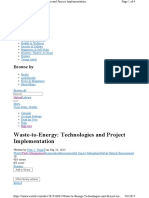 Waste To Energy Technologi