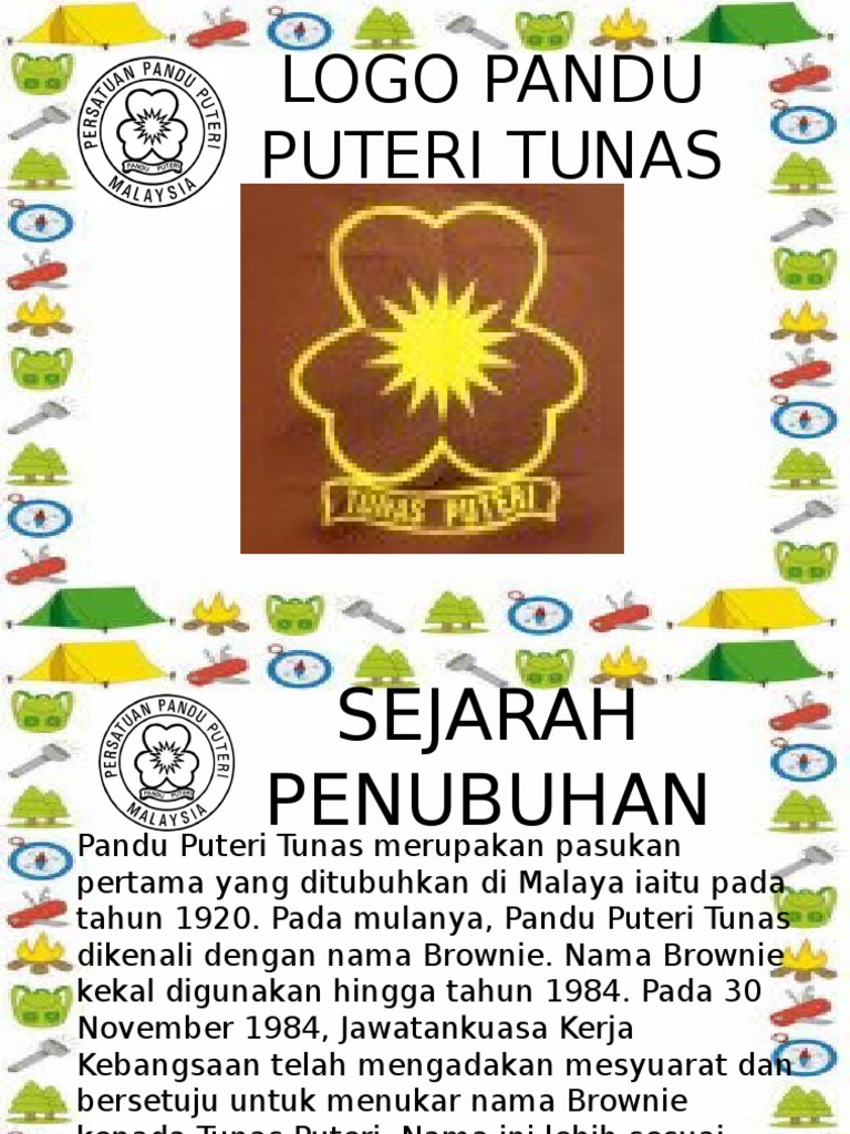Pandu Puteri Tunas Logo Sejarah Erti Dan Ahli Youtube