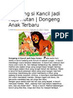 Dongeng Si Kancil Jadi Raja Hutan