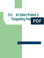 Ch.3 Art Gallery Problem & Triangulating Polygons
