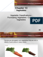 Vegetables: Vegetable Classifications - Purchasing Vegetables - Cooking Vegetables