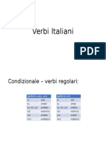 Verbi Italiani - Condizionale