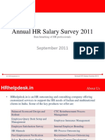 Annual HR Salary Survey 2011