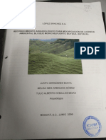 Reconocimineto Arqueológico para La Modificación de La Licencia Ambiental Bloque Moriche (Puerto Boyacá, Boyacá)