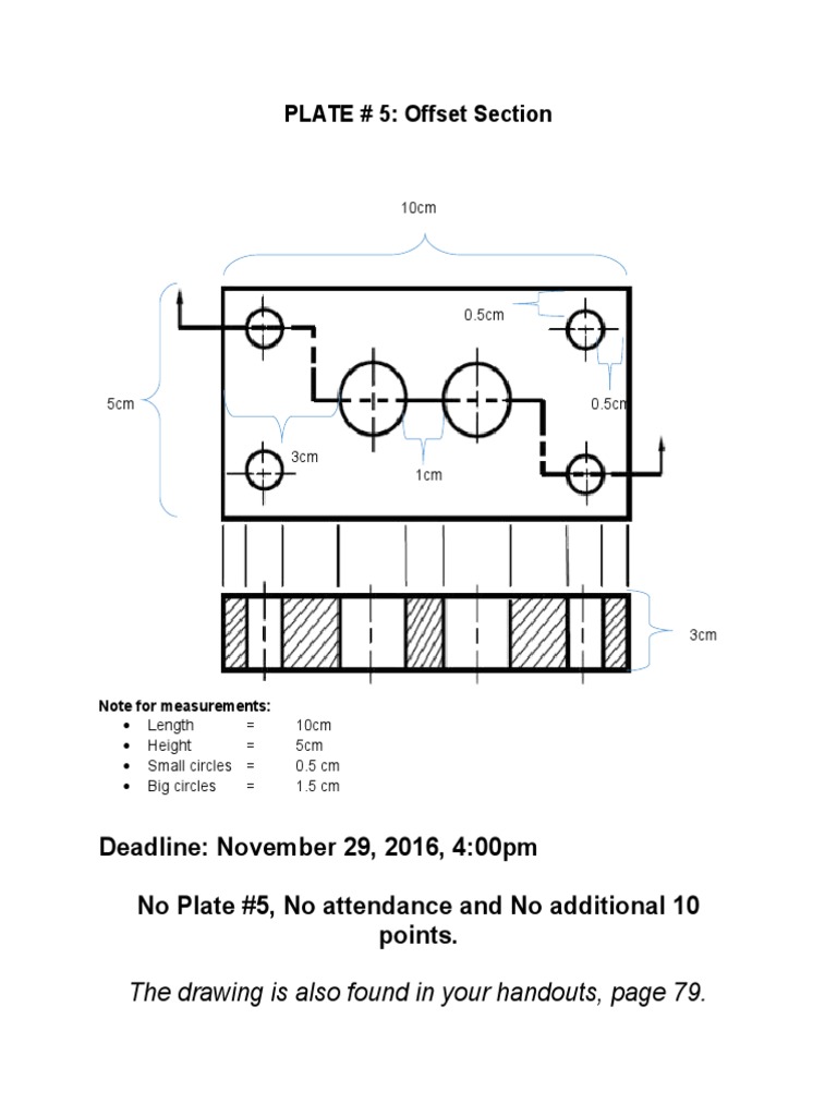 Offset Section Measurements Guide | PDF