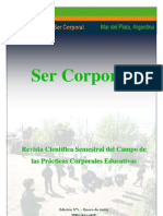 Revista Ser Corporal Nº1 - Enero 2009