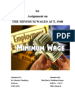 D-Minimum Wages Act