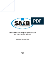2001 Relatorio Nacional Saeb