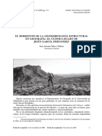 ElHorizonteDeLaGeomorfologiaEstructuralEnGeografia PDF