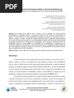 O Teatro Musical Na Formação Artística e Docente Do Professor de Música