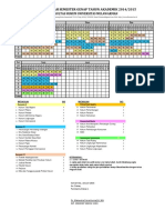 Jadwal Kuliah Semester Genap 2014-2015
